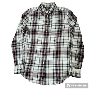 Lauren Ralph Lauren Womens Size XS Button Down Shirt Classic Plaid Long Sleeve